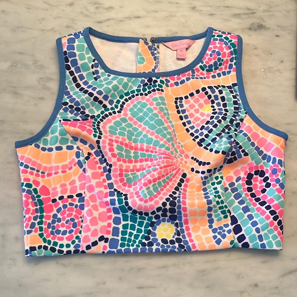 Lilly Pulitzer multi-color crop top